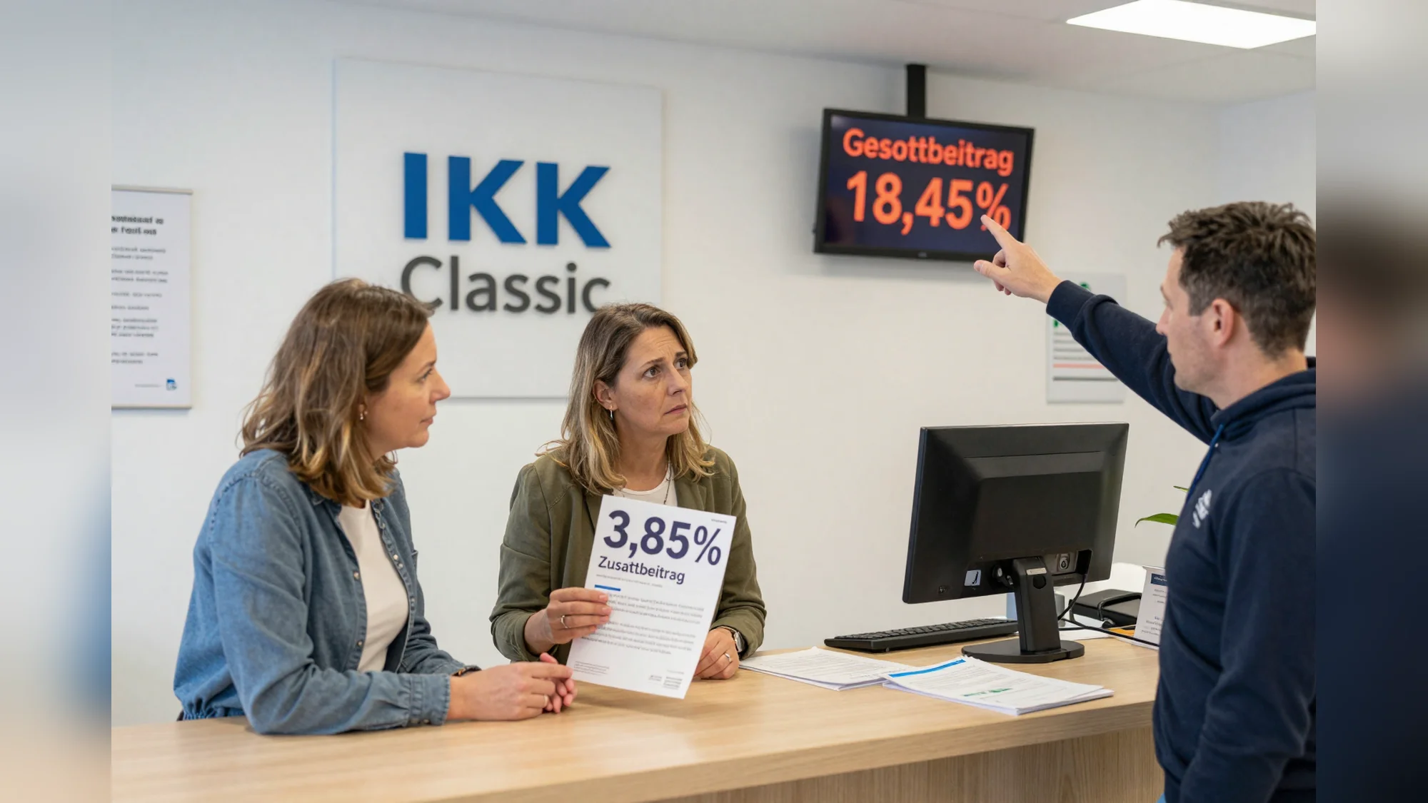 2,86 Mio betroffen: IKK Classic hebt Zusatzbeitrag an