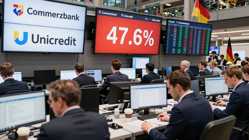47,6%: UniCredit rückt an Commerzbank heran