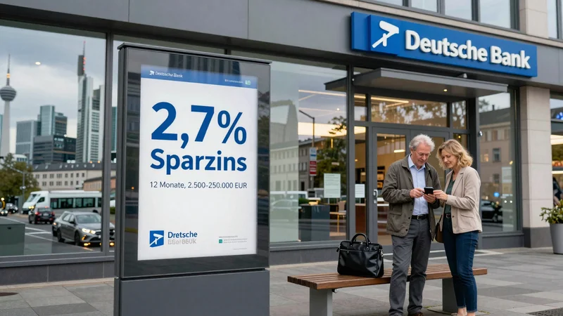 Deutsche Bank 2,7% Sparzins für Neukunden