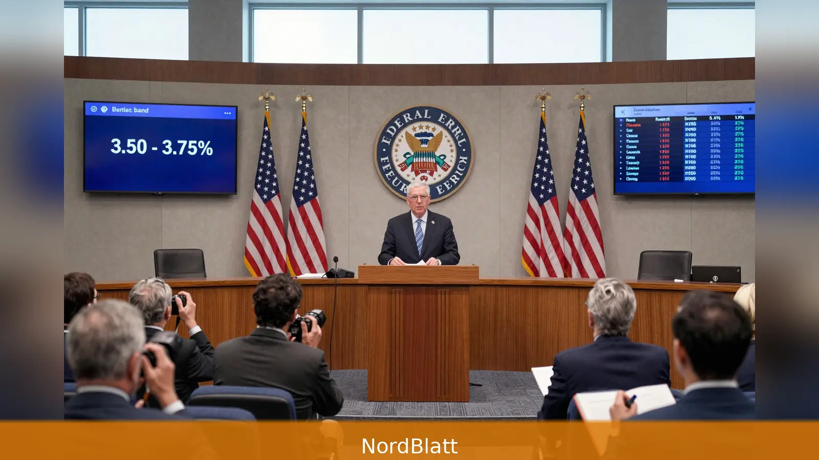 Fed belässt Leitzins bei 3,5-3,75 %: Warsh stellt Preisstabilität in den Mittelpunkt