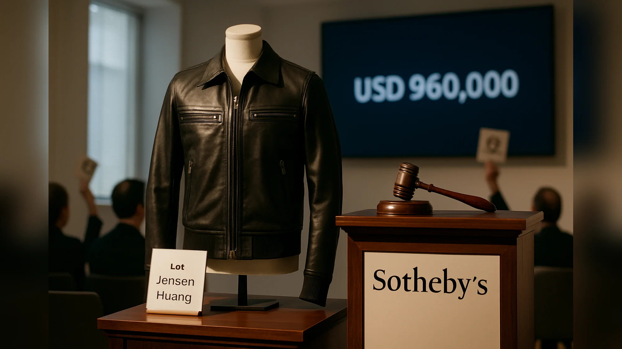 Jensen Huangs Tom-Ford-Jacke erzielt 960.000 US-Dollar