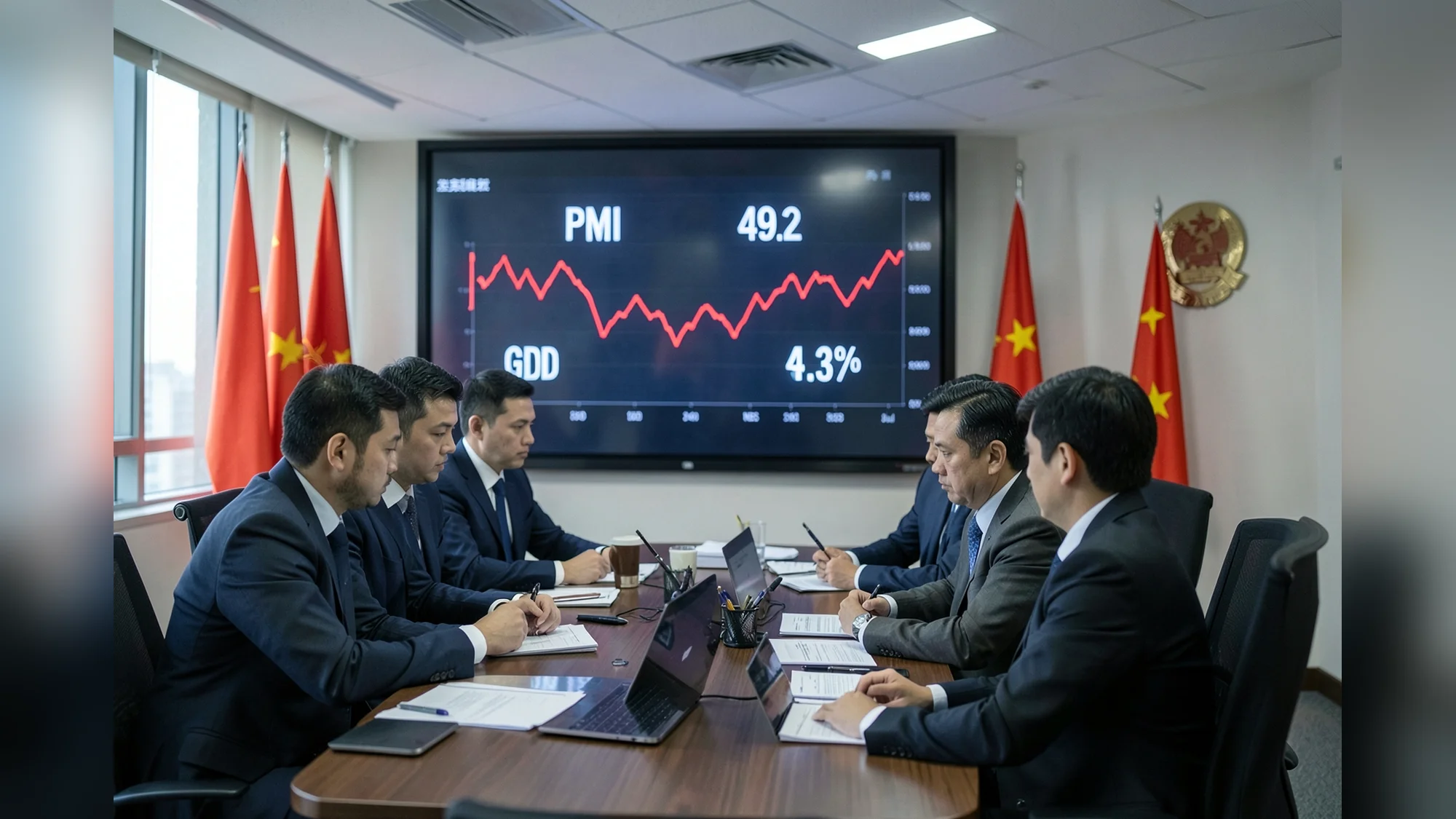 PMI fällt unter 50: Chinas Wirtschaft schwächelt