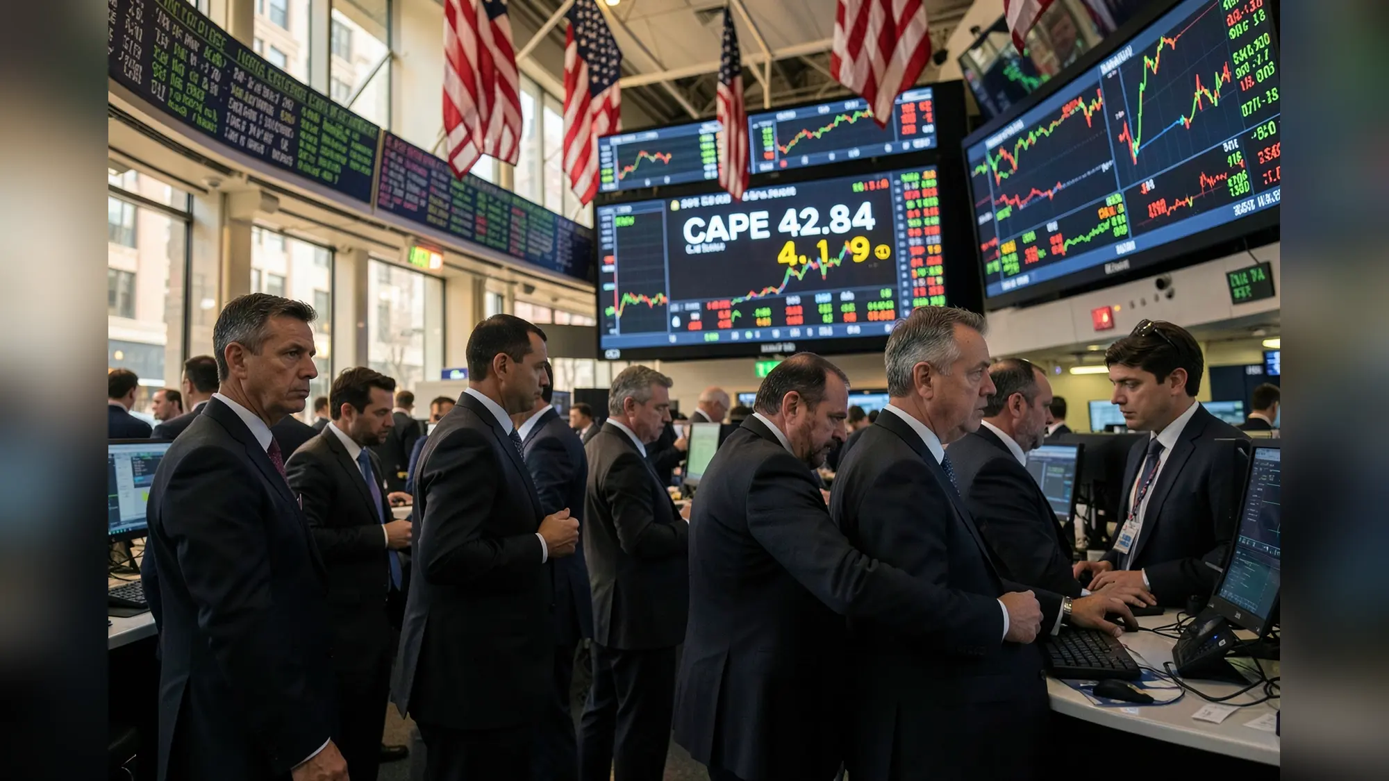Shiller-KGV 42,84: S&P 500 dicht am Dotcom-Rekord