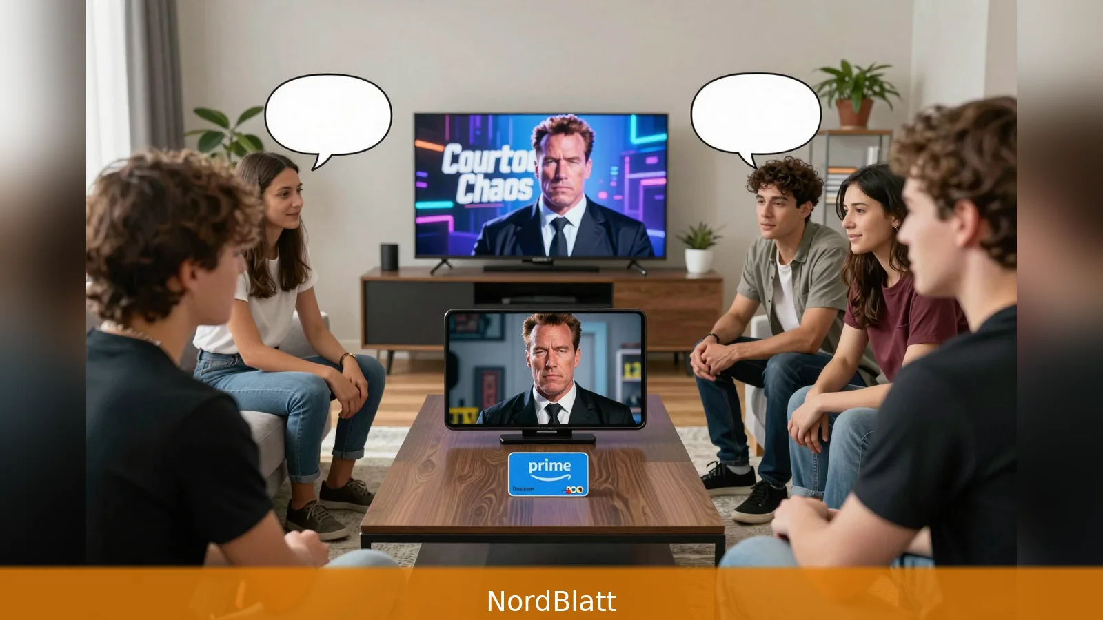 0 Euro: Courtroom Chaos mit Schwarzenegger jetzt kostenlos für Prime‑Mitglieder
