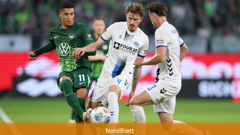 Wolfsburg 0:0 Paderborn, Gelb-Rot für Sticker erhöht Druck