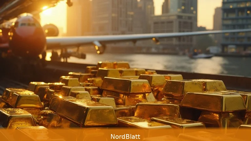 Gold fällt auf März-Tief