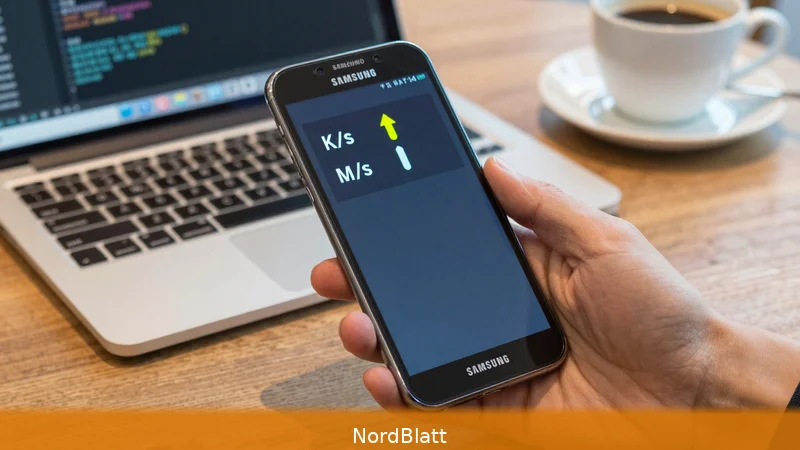 One UI 9: Echtzeit-Netzgeschwindigkeit in der Statusleiste