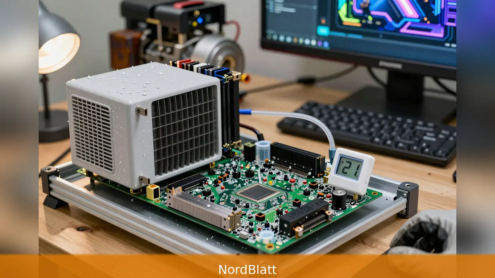 RTX 3060: Eismaschine kühlt GPU auf 21 °C