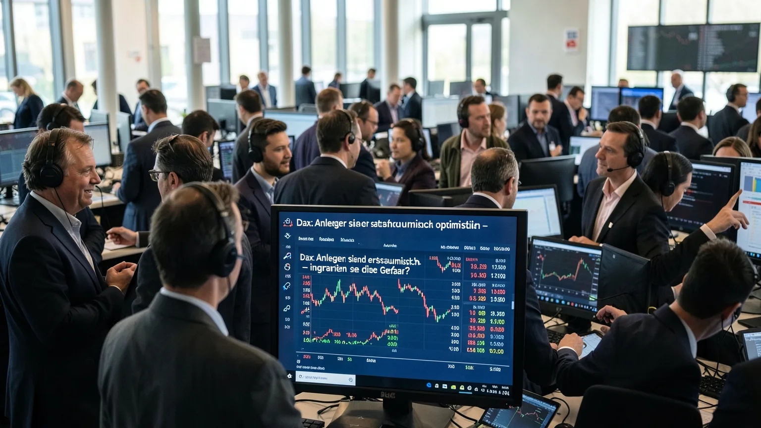 Dax: Anleger sind erstaunlich optimistisch – ignorieren sie die Gefahr?