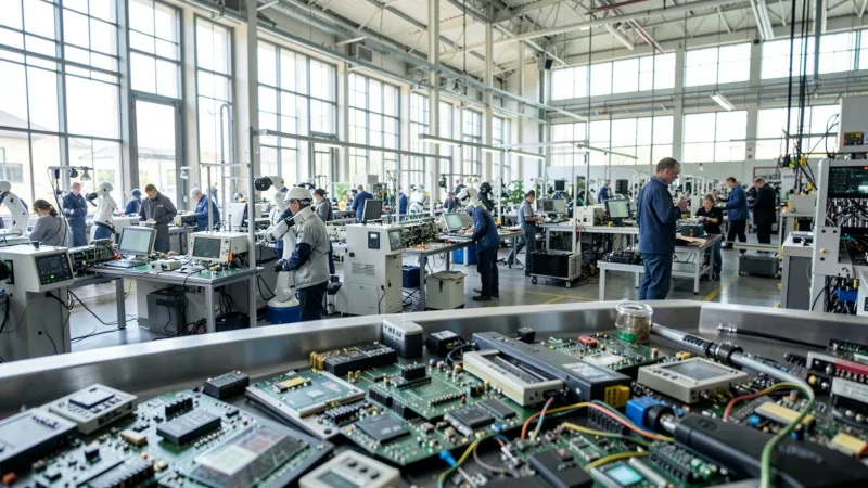 Elektroindustrie meldet Export-Boom – treibt Aufschwung, aber Risiken bleiben